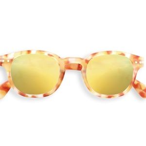 Izipizi C SUN Yellow Tortoise Mirror Sunglasses